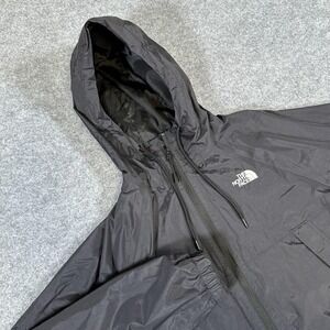 North Face Jacket Womens XS Black DryVent Hooded Waterproof Windbreaker Outdoor
